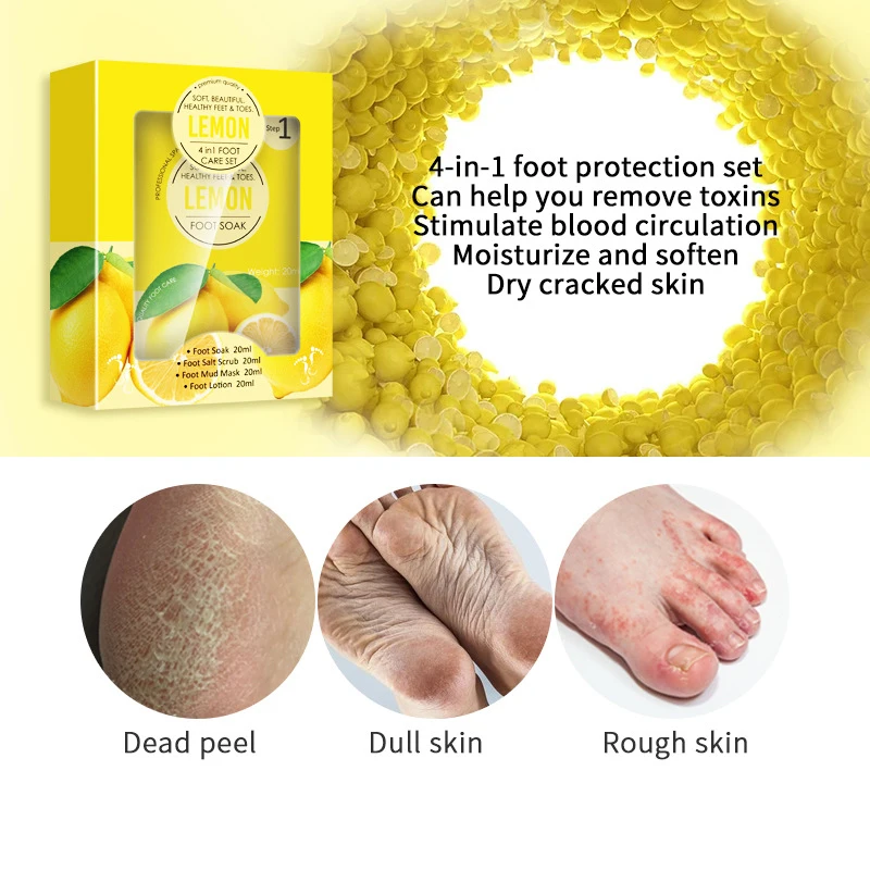 Small MOQ Private Label Exfoliating Magic Foot Mask Baby Soft Feet Skin Care Peeling Smooth Relaxing Lavender Foot Peel Mask