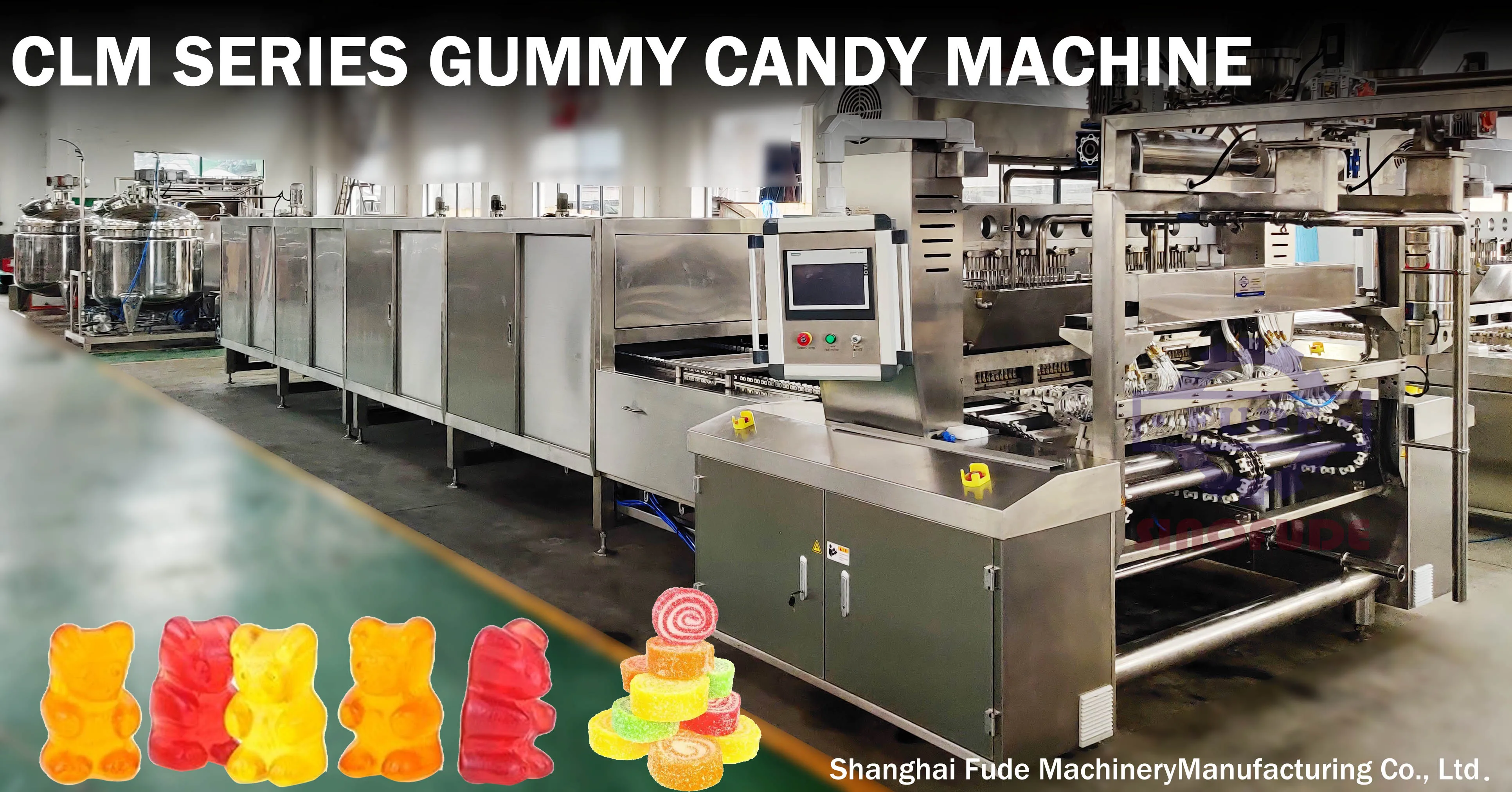 Sinofude Gummy Bears Forming Depositor Production Line Kids Pectin