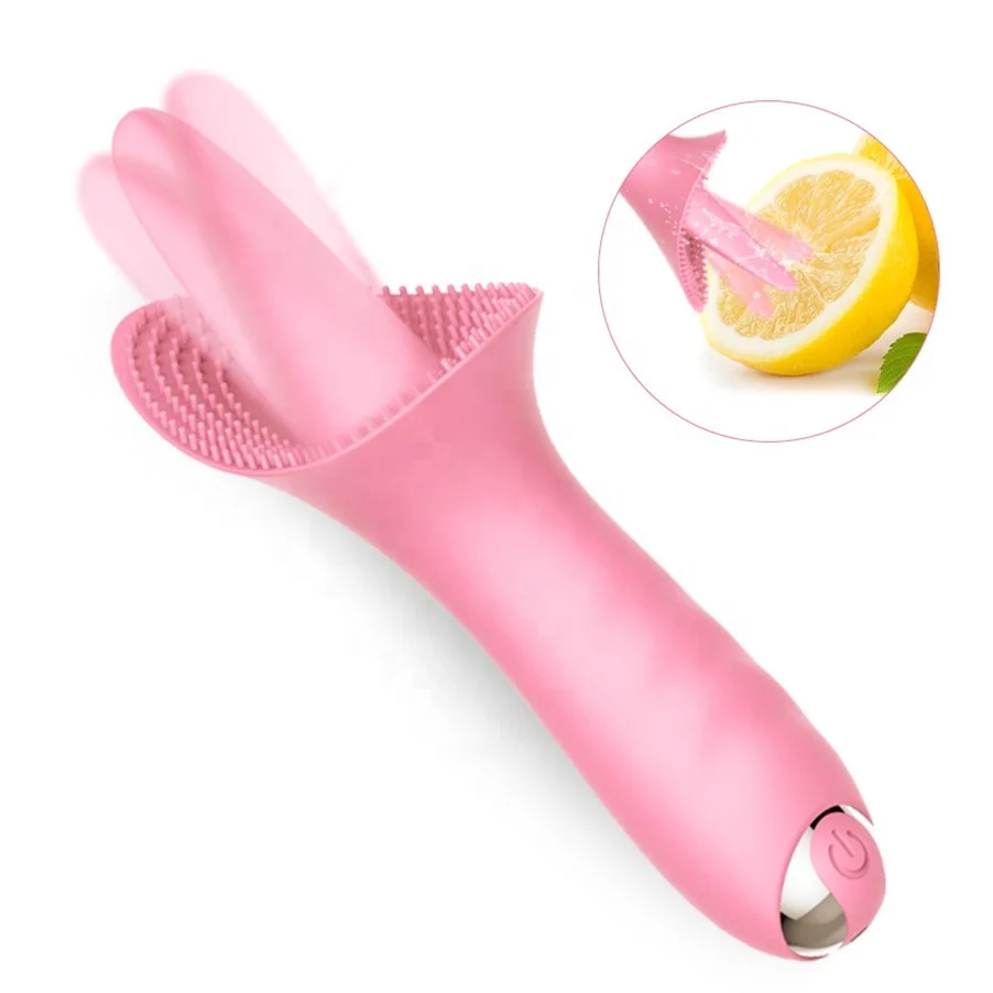 Lemon Clit Stimulator - Wholesale Tongue Licking G Spot Vibrator