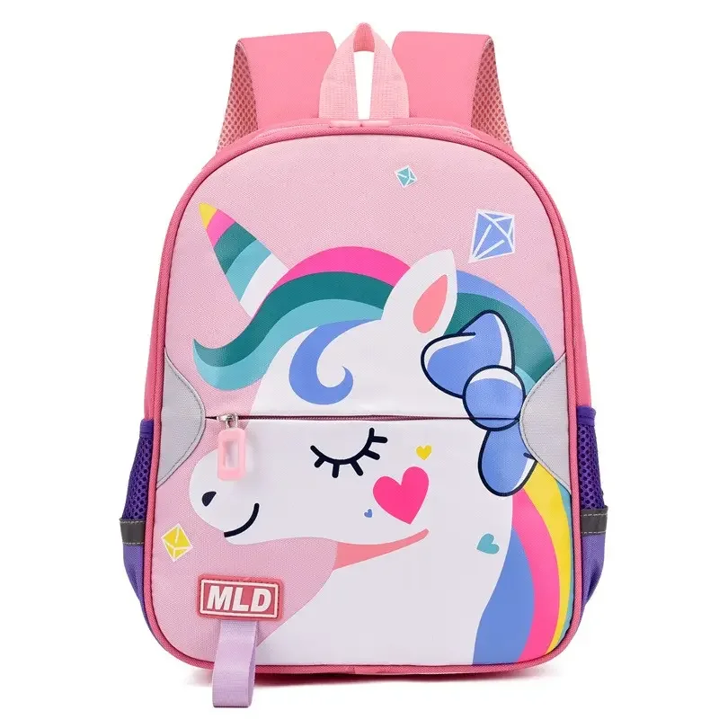 Hot Selling Cartoon Baby Crocodile Print Kids Backpack Waterproof Breathable Travel Bag