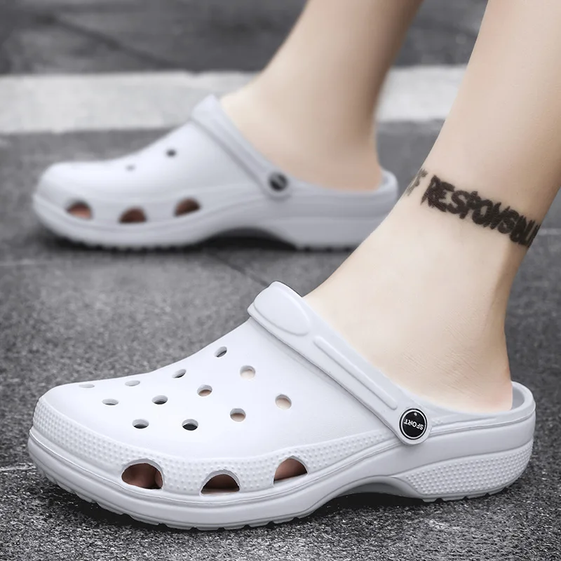2023 Cheap Classic Summer Men Clogs Mules Unisex Custom Logo Garden