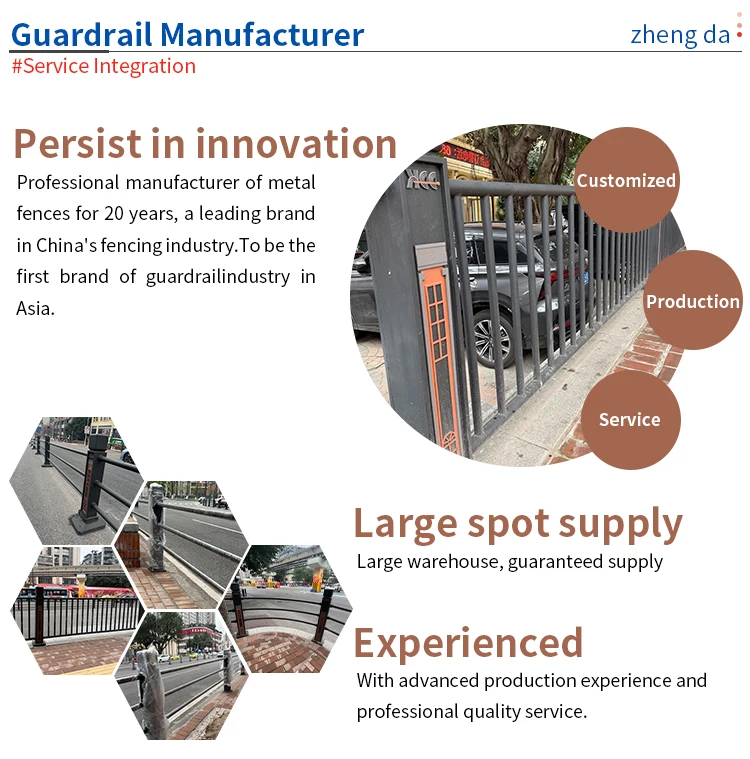 product factory direct sale  galvanised steel engineering grade reflective powder coated crash resistant bollards and traffic barriers-5