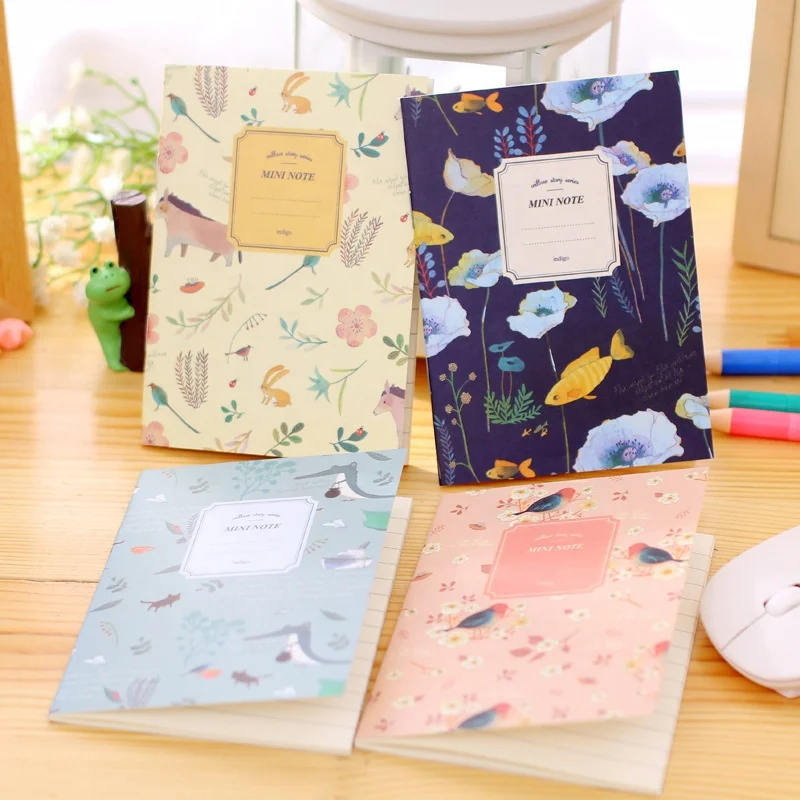 Personalized 64K Cheapest Colorful Recycle Paper Cute Notepads Custom Note Book School Notebook