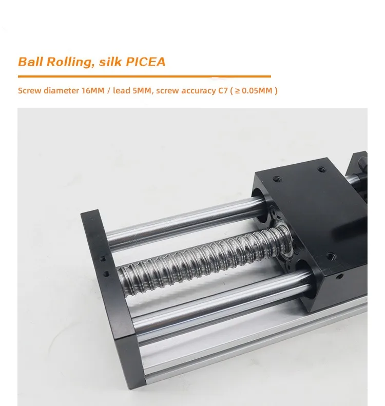 Linear Guide Sliding Table Gx80 1204 Series Manual Ball Screw Sliding