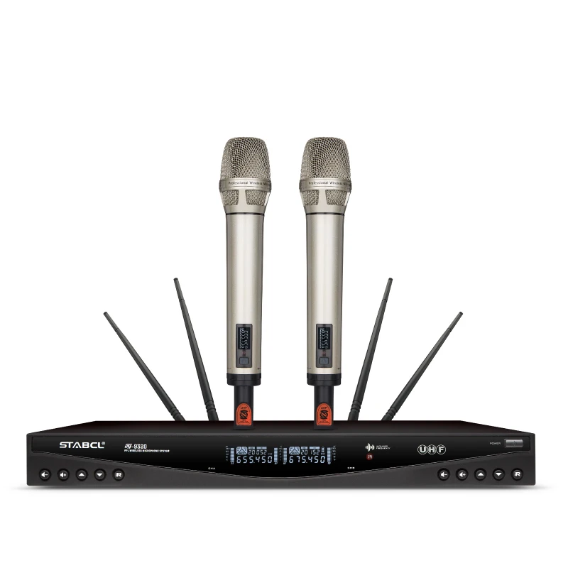 
St-9320 hot style first drag two UHF karaoke wireless 2020 