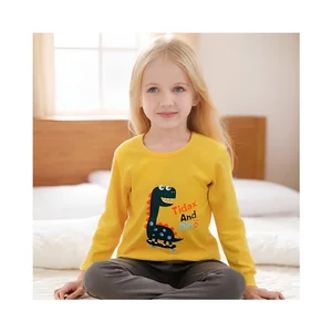 Pajamas Kids Cotton Christmas Set Cartoon Pattern Children Bamboo Organic Pajama Satin Soft Infant Tattoo Baby Girl Pajama