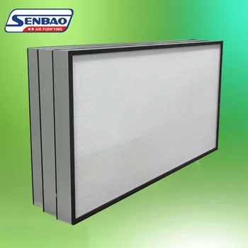Mini Pleated ULPA HEPA H13 H14 Air Filter New Condition Panel Filter for FFU Mushroom Cultivation Fan Unit Construction Industry