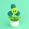 Plante en pot éventail à trois feuilles