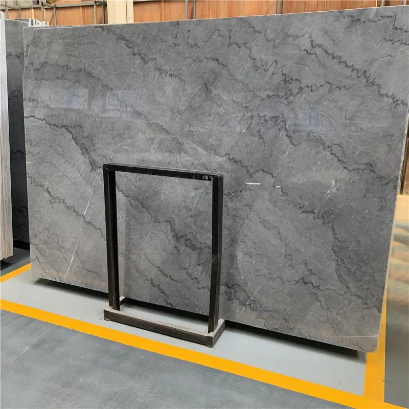 product polish ice grey marble slab interior bathroom wall floor tiles design wall cladding stone wall exterior outdoor siding-2