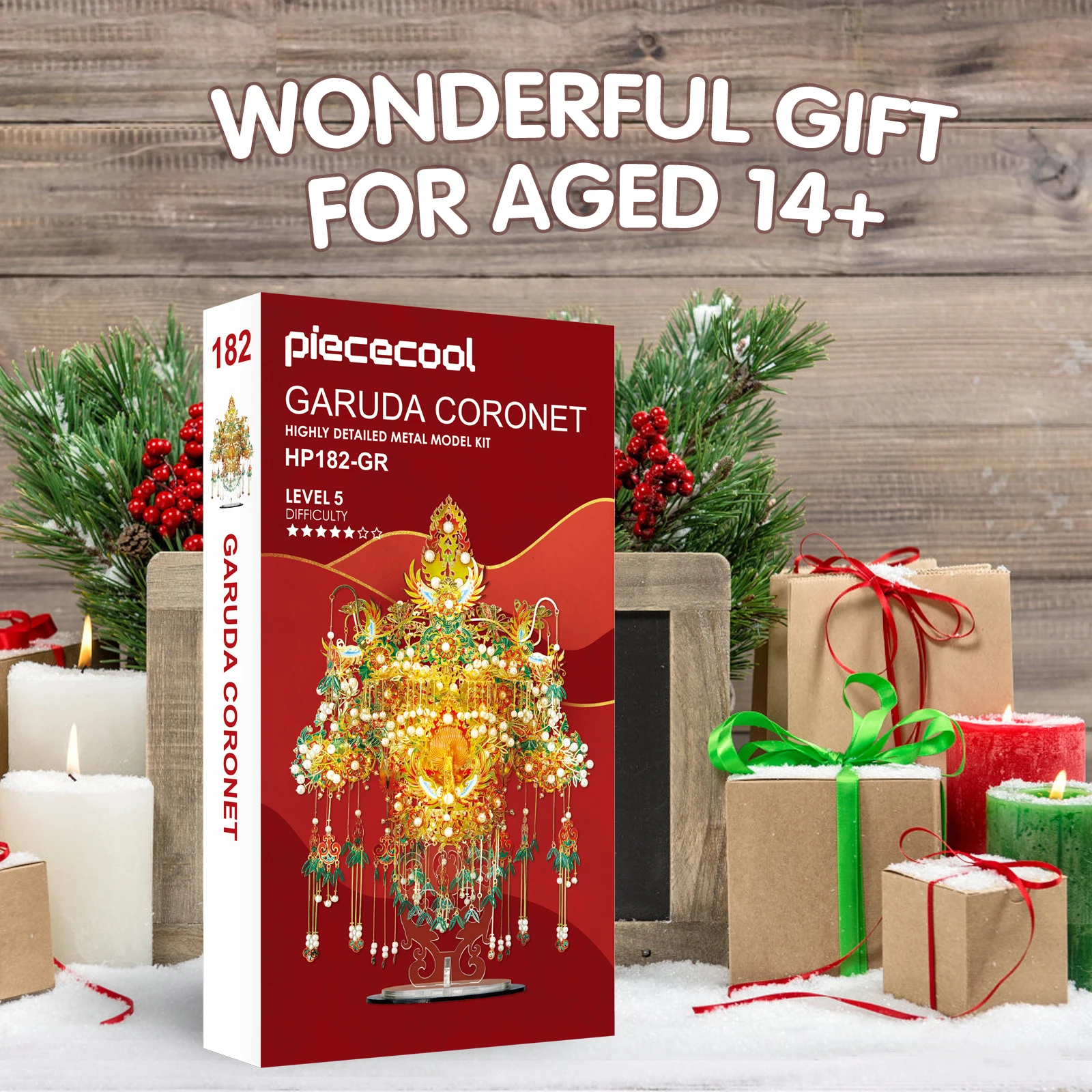 Piececool 3D Metal Puzzle Kits - GARUDA CORONET for Adults