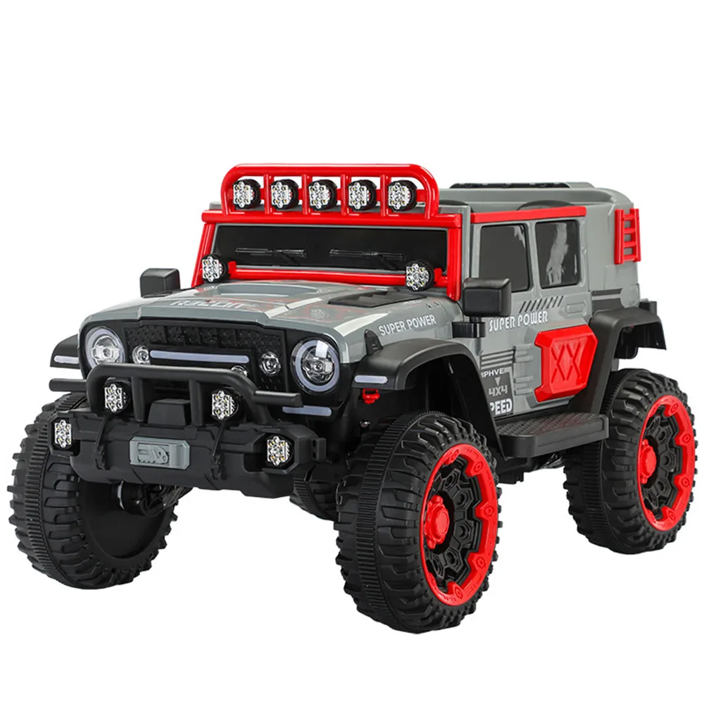 Children Parent-Child Electric 4WD Off-Road Vehicle Double Seater Baby Toy Car Remote Control Battery Powered Car