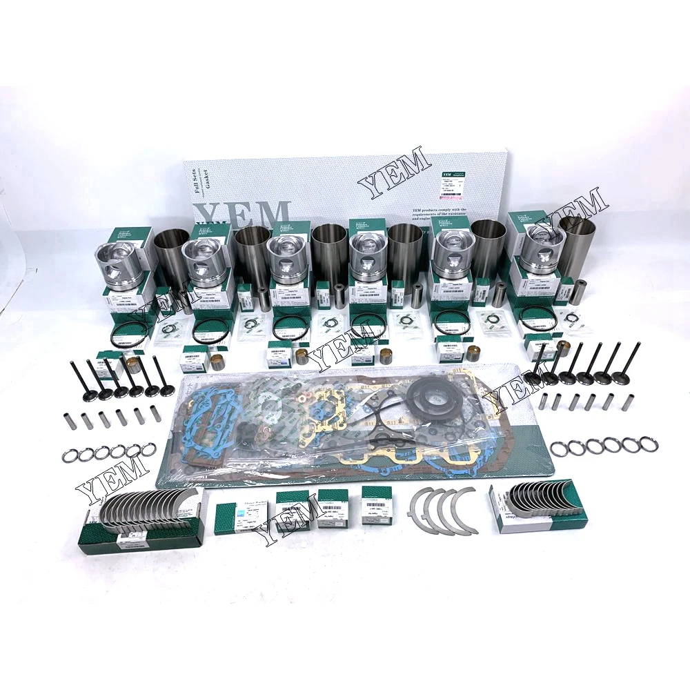 TD42T Rebuild Overhaul Repair Kit With Valves Engine Bearings Cylinder Liner Piston Rings Full Gasket Kit for Nissan Engine