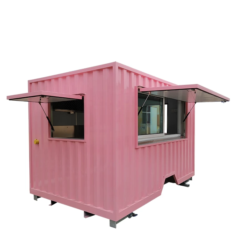 Pink Container Shop  Shipping container, Container shop, Container coffee  shop