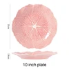 10 inch plate(pink)