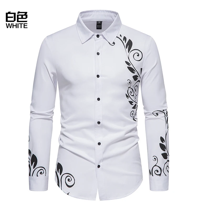 New Design Men Shirt Slim Casual Shirt For Men Long Sleeve High Quality ...
