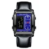 10-Leather Blue Black