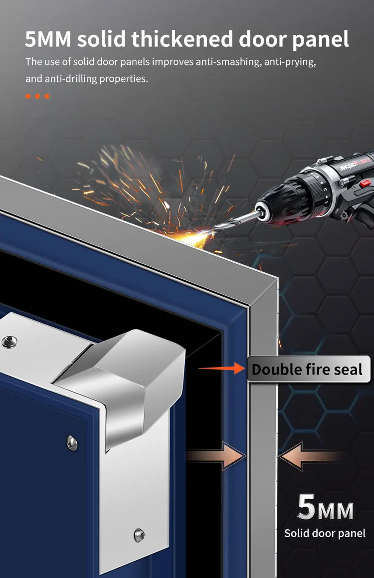 CEQSAFE High Quality Fireproof Digital Password Electronic Safe Box Smart Security Automatic Home Safes details