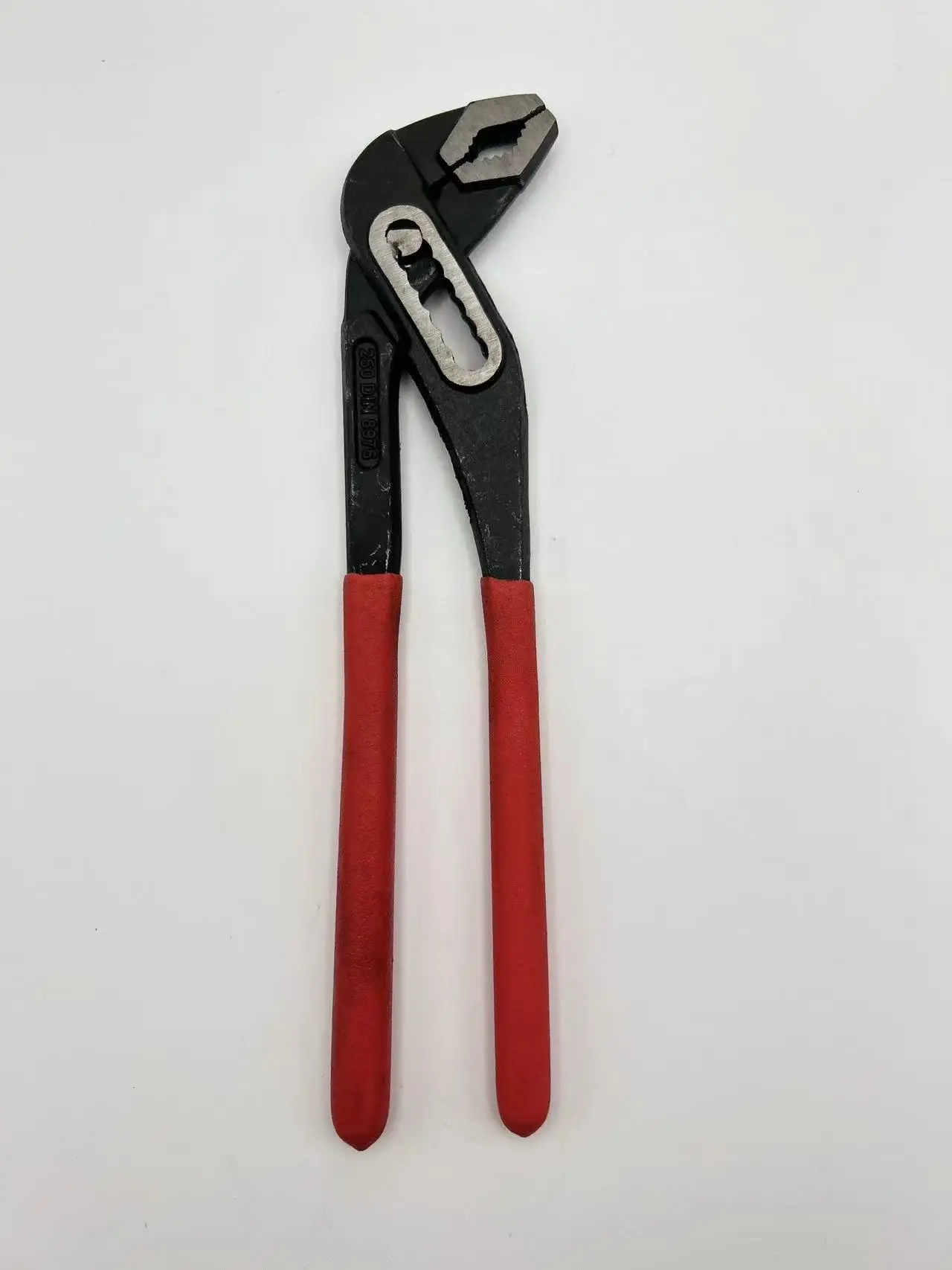 Professional DIY Grade Steel Water Pump Plier  10 Inch Rapid Adjustment PVC Handle Serrated Jaw Multi-Purpose Use OEM factory