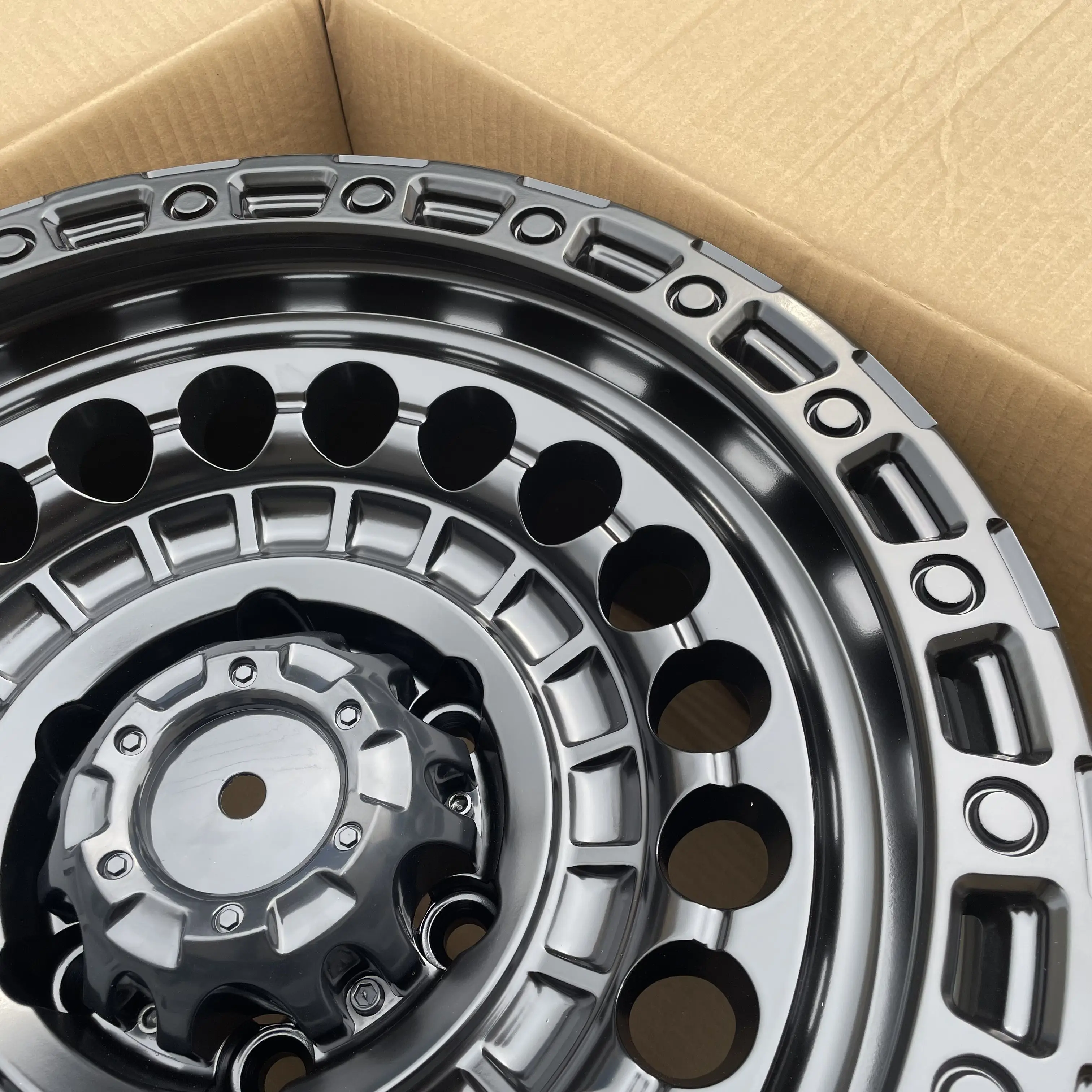 17 Inch 4x4 Pickup Off-road Wheels High Load 6x139.7 Matte Black for ...