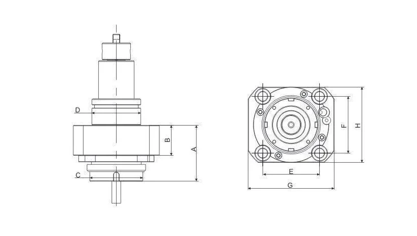 BMT Series 0 Degree Driven Tool Holder Live Holders for CNC Lathe Machine BMT45 BMT55 BMT65 Tool Holder