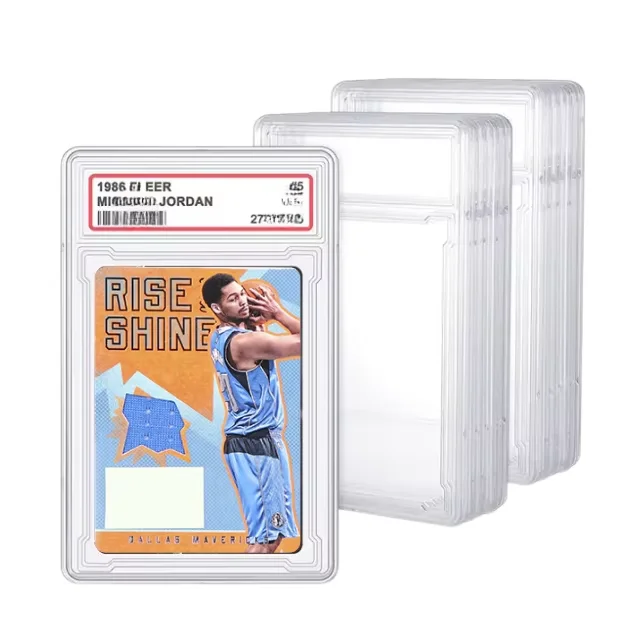 how psa graded cards Card Display (PSA/CGC) 3-Card / 5 Pack / Black Carbon