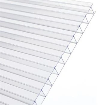 Factory price  4mm 6mm 8mm 10mm double wall polycarbonate greenhouse plastic polycarbonate