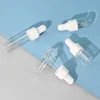 clear dropper bottle + white ring + white cap