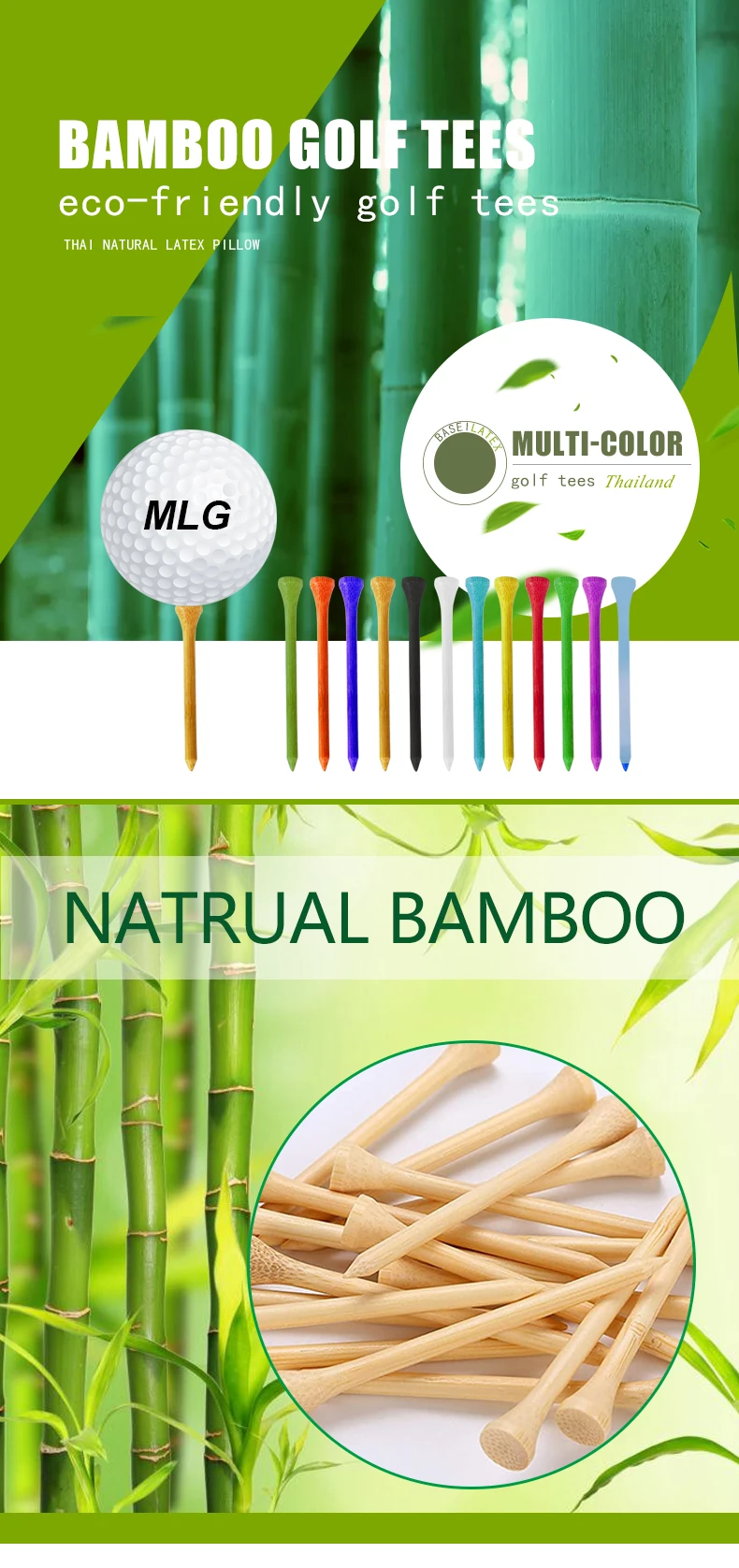 Wholesale Manufacturer High Quality Golf Pegs Custom Logo Natural Wood Bamboo Golf Tees Buy