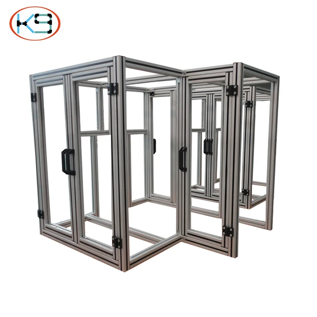Movable Bracket Aluminum Profile Adjustable Pivot Joint Connect With Locking Lever for Connecting Profile at Various Angles
