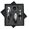 Sea Horse Knife Verseur Bouchon Anneau Anti-Goutte Ensemble 4 pièces Boîte Noire