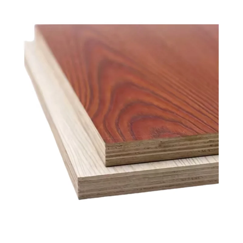 High Effciency Good Grade Best Quality Various Thickness E0 E1 Glue Melamine Laminated Board Plywood For Furniture