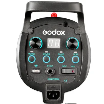 GODOX QS300 300W 110V/220V Photography Strobe Flash Studio Head Light Lamp Hi Duration Studio Flash Light for Camera DSLR detail image