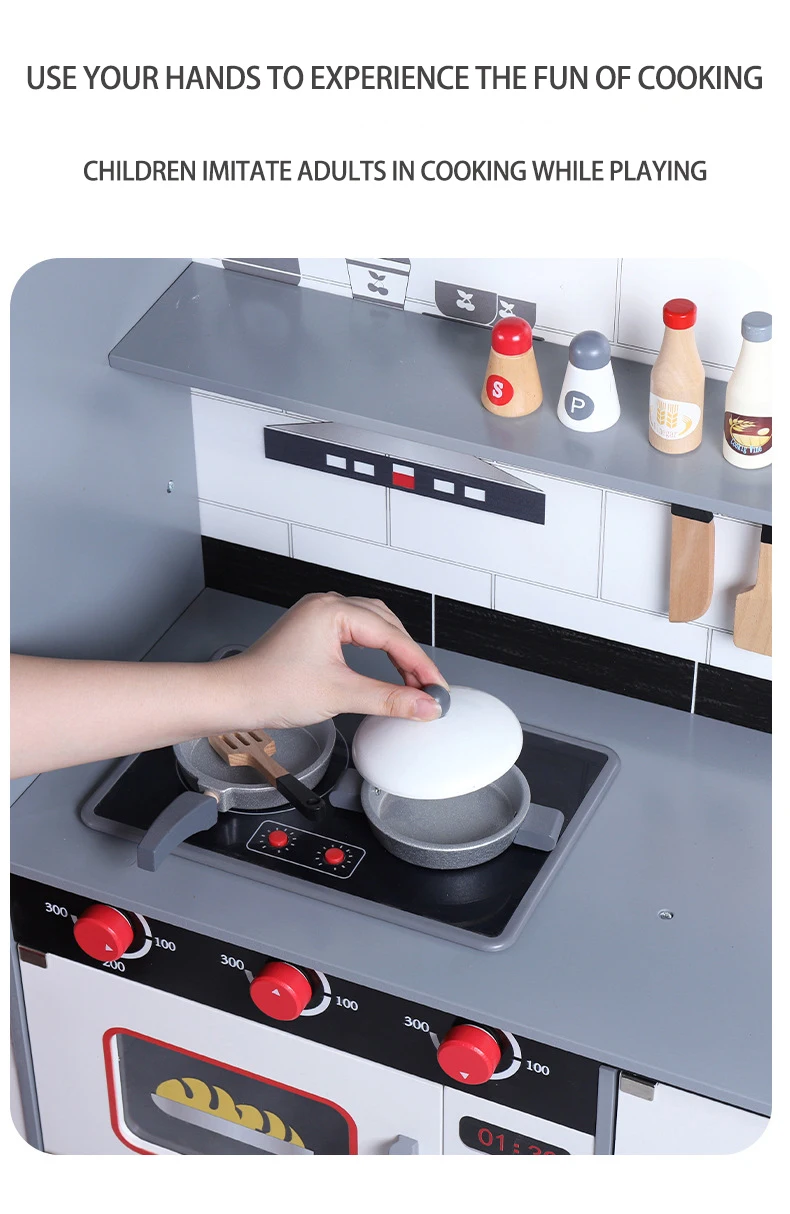 Wooden Montessori Toys Kitchen Play Set Montessori Wooden Toys Mini