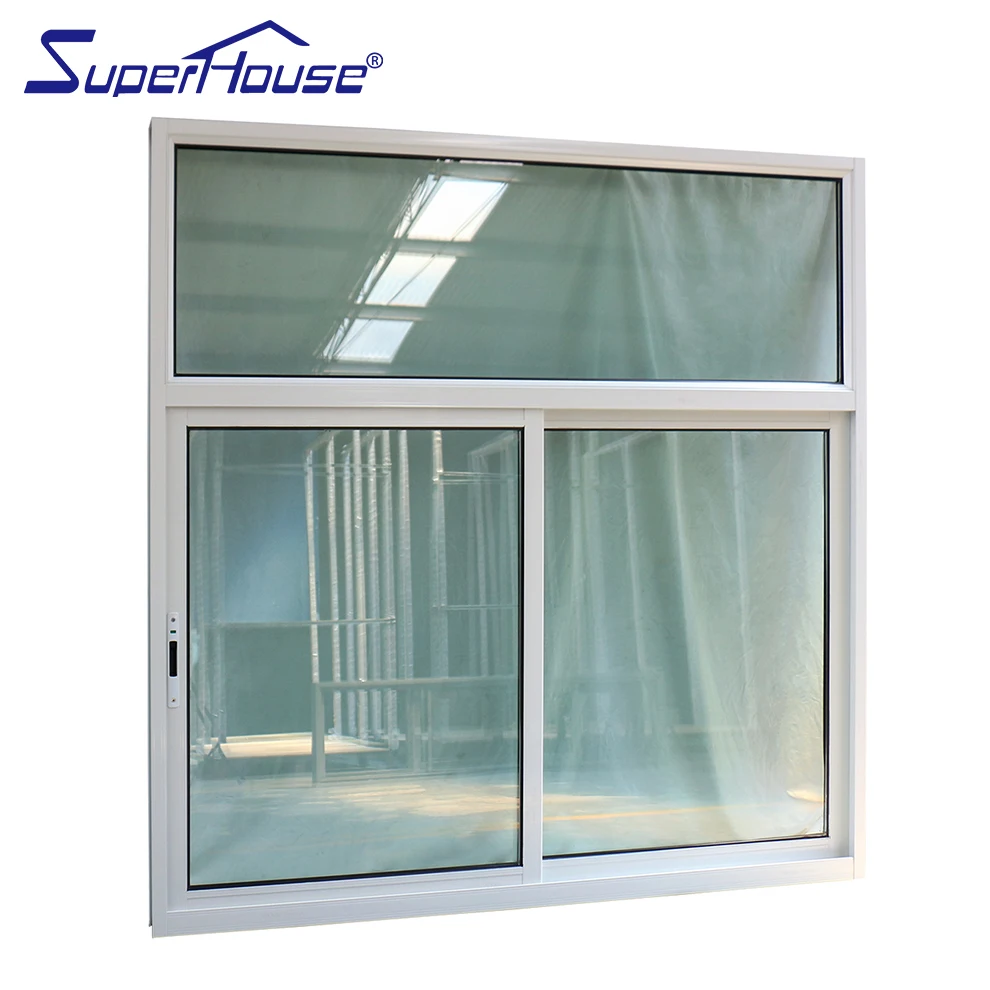 USA Standard double glass window aluminium sliding window