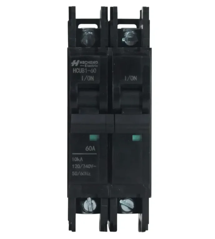 Ul489 Standard Mcb Miniature Circuit Breaker 60a 120v/240v 2 Pole Ul ...