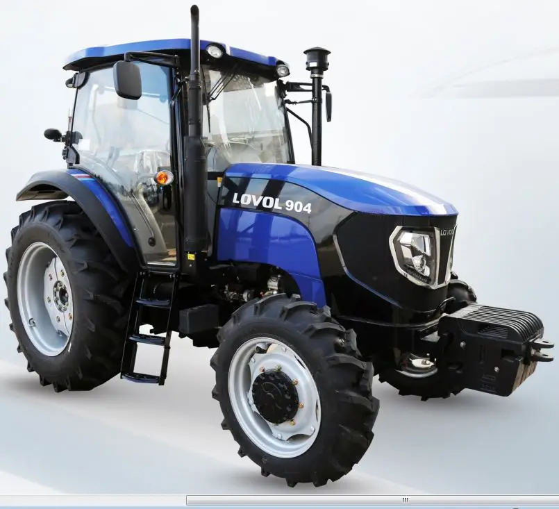 Lovol Tractor  with Cab and Loader 4WD Tractor with Front End Loader and Backhoe