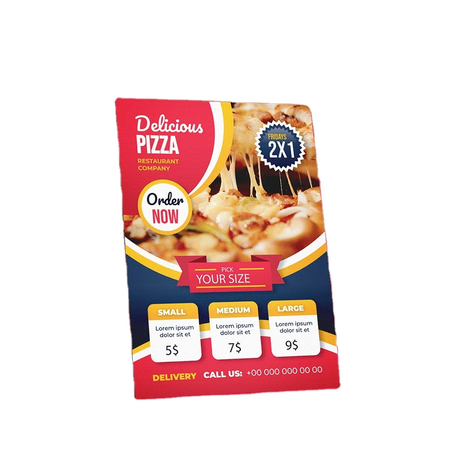 Wholesale custom coloring offset leaflet flyers printing