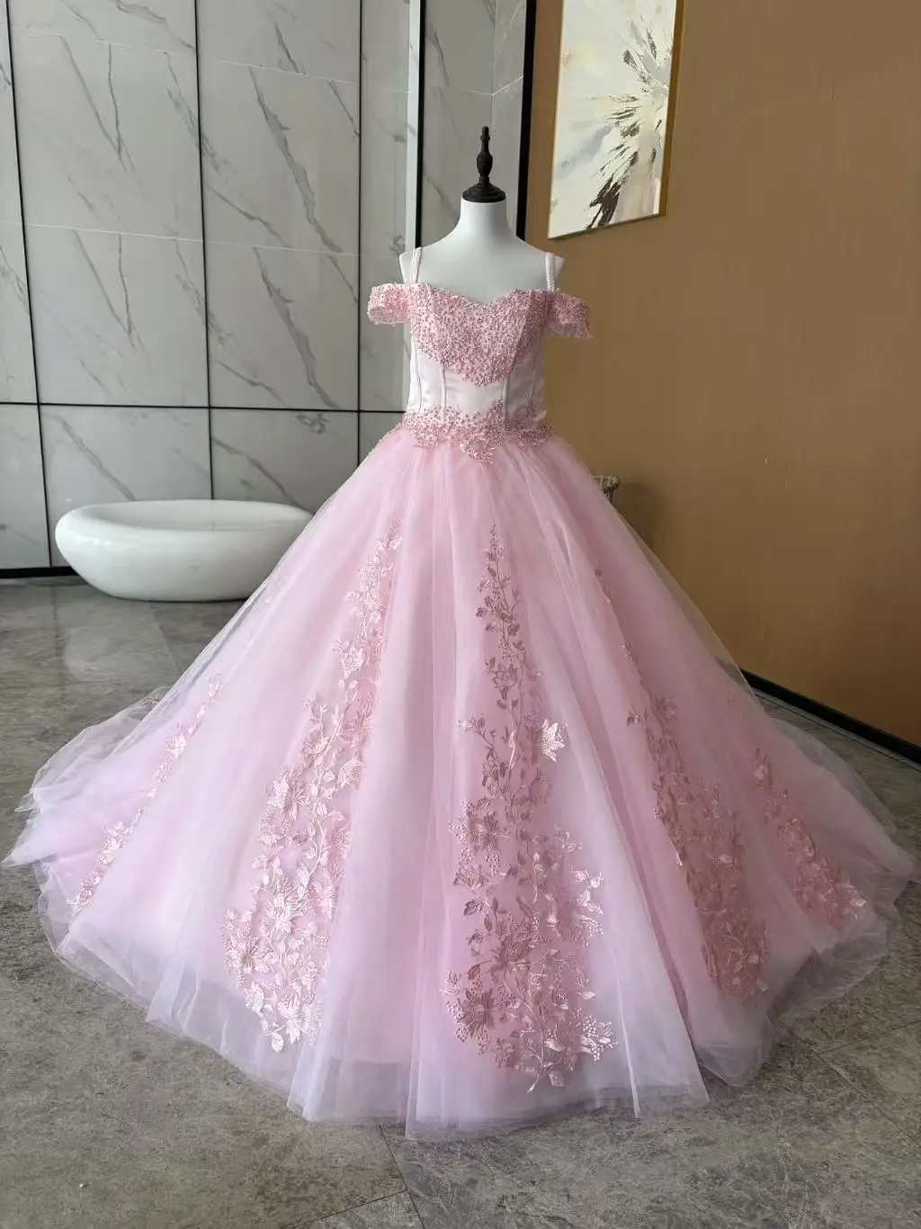 pearl pink wedding dress Halter Neck Pearl Pink Short Lace Wedding Dress Short Lace Prom Dress