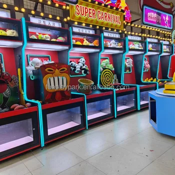 Mini Easy Move Carnival Game Indoor Outdoor Carnival Party Teal Duck Carnival Games Win Prizes for Amusement Park