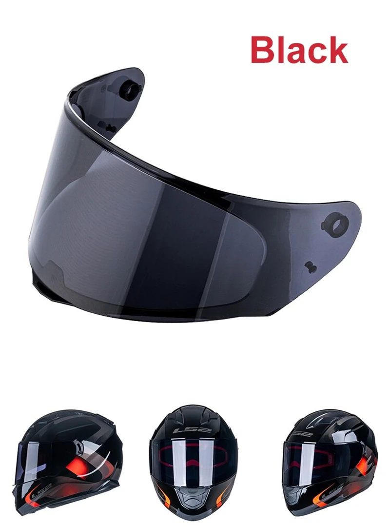 LS2 FF320 FF353 FF328 Helm Vizier Vervanging Shield Voor Rapid Stream Model Volledige Gezicht Helm Bril (Transparant/Clear LS2 FF320 FF353 FF328 Helm Vizier Vervanging Shield Voor Rapid Stream Model Volledige Gezicht Helm Bril (Transparant/Clear