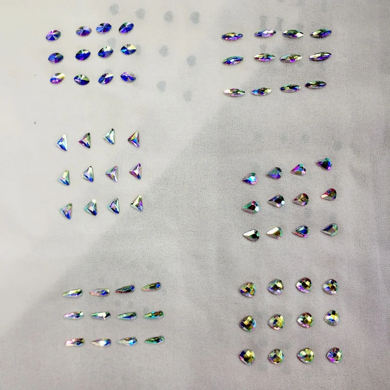 Wholesale Hot Fix Rhinestone Glitter Skull Shape Crystal Glass Hotfix ...