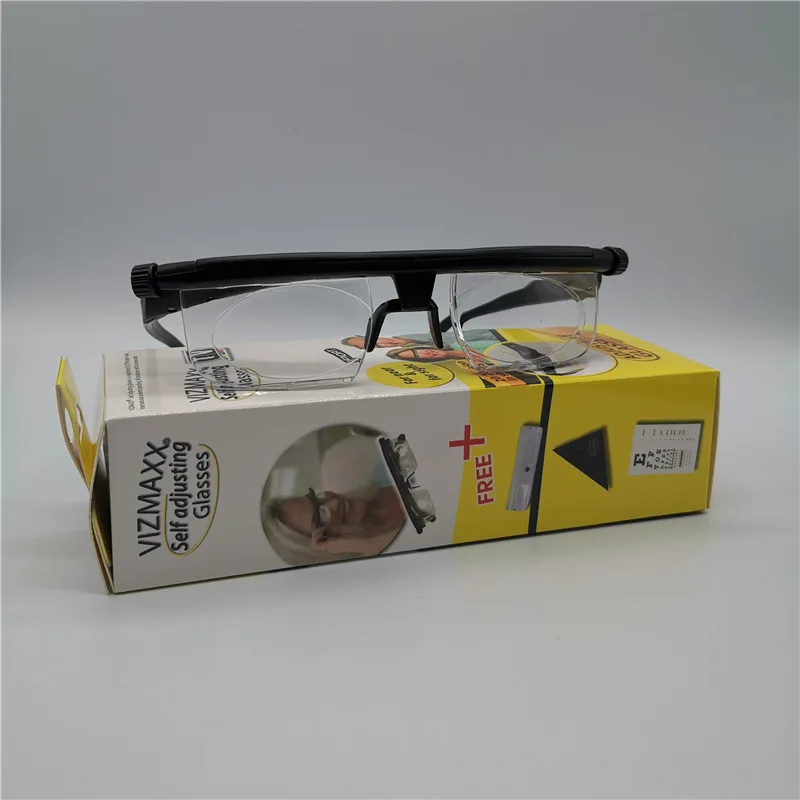 Adjustable Vision Focus Reading Glasses Myopia Eye Glasses -6D to +3D Variable Lens Binocular Magnifying Porta Oculos