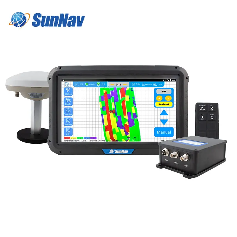 SunNav GPS Field Level II System AG2000 Slope Leveling for Agriculture Tractors Land Grader Android System