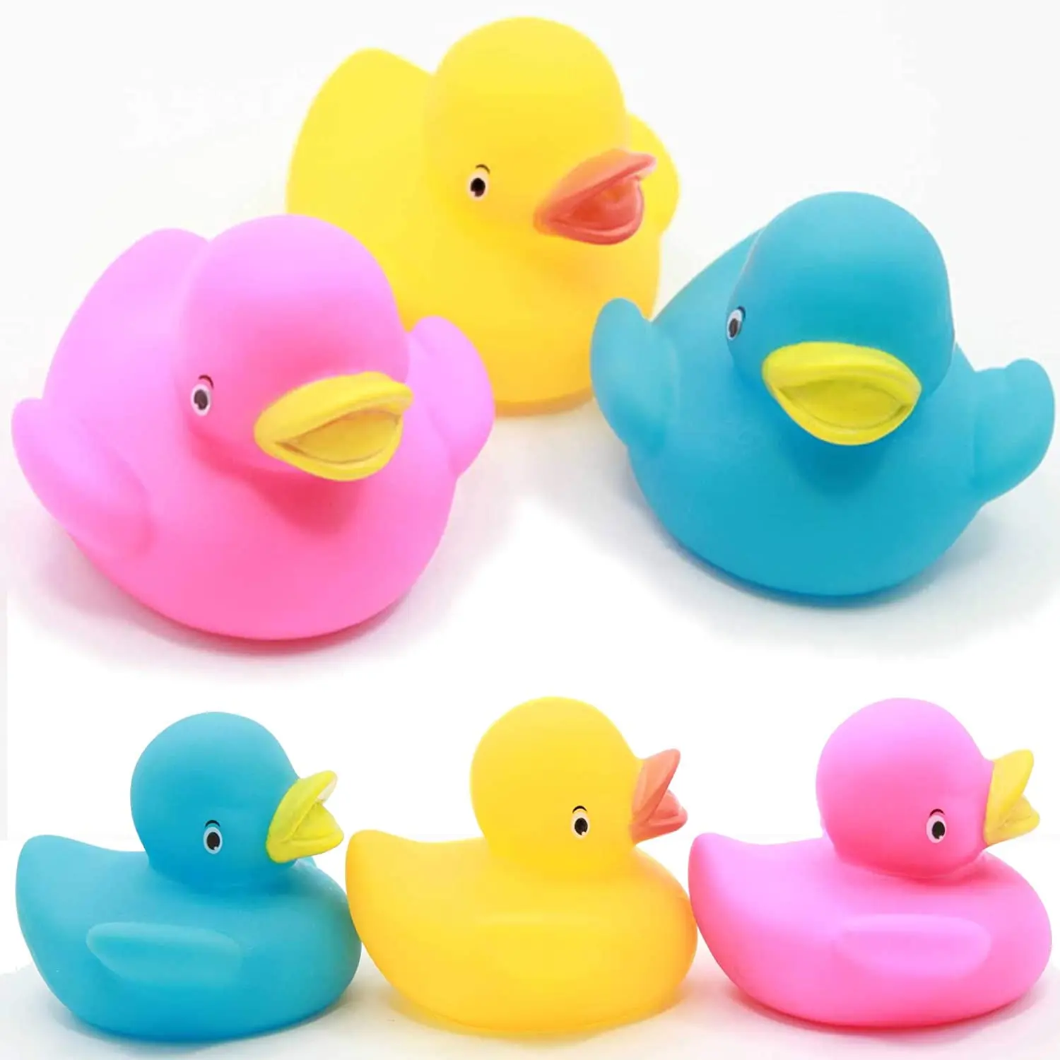 10-100X Mini Rubber Duck Yellow Bathtime Ducks Bath Toy Water Play Kids Pannudsg 