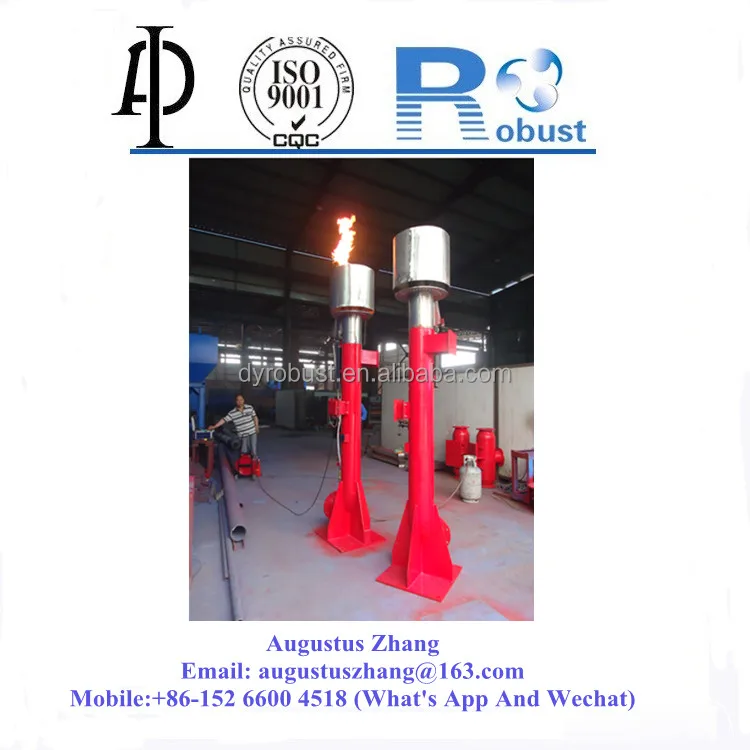 Gas/electric Flare Ignition Device/system For Oilfield Solid Control