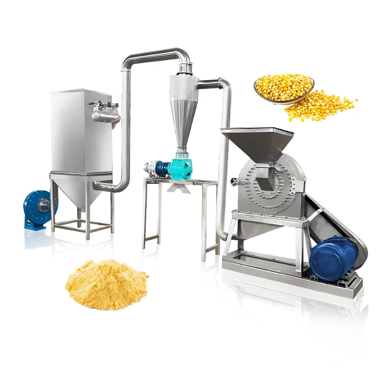 Agricultural Equipment 22KW Maize Milling Farm Equipment Machine Tooth and Claw Crusher Grain Pulverizer Mill