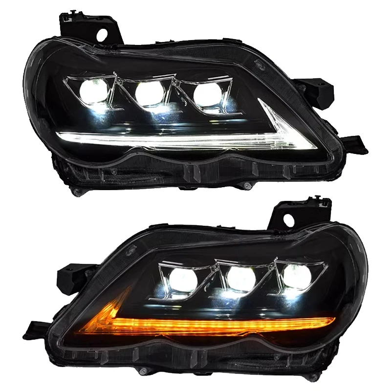 トヨタ マークX（2005-2009）用LEDヘッドライト 6000K デーモンアイ付き