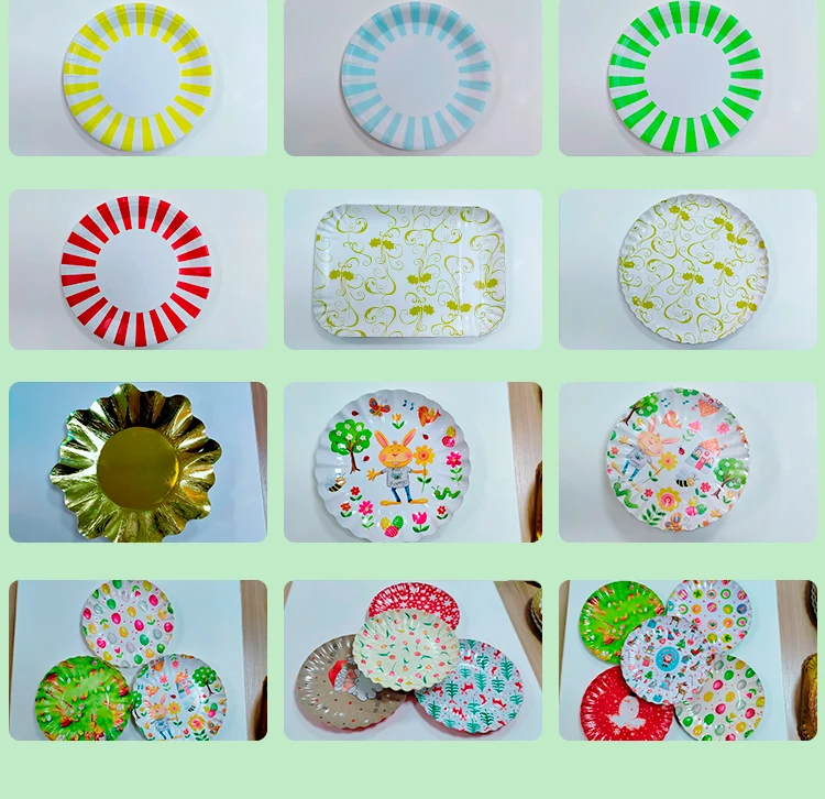 9 Inch White Paper Plates Uncoated Everyday Disposable Paper Plates
