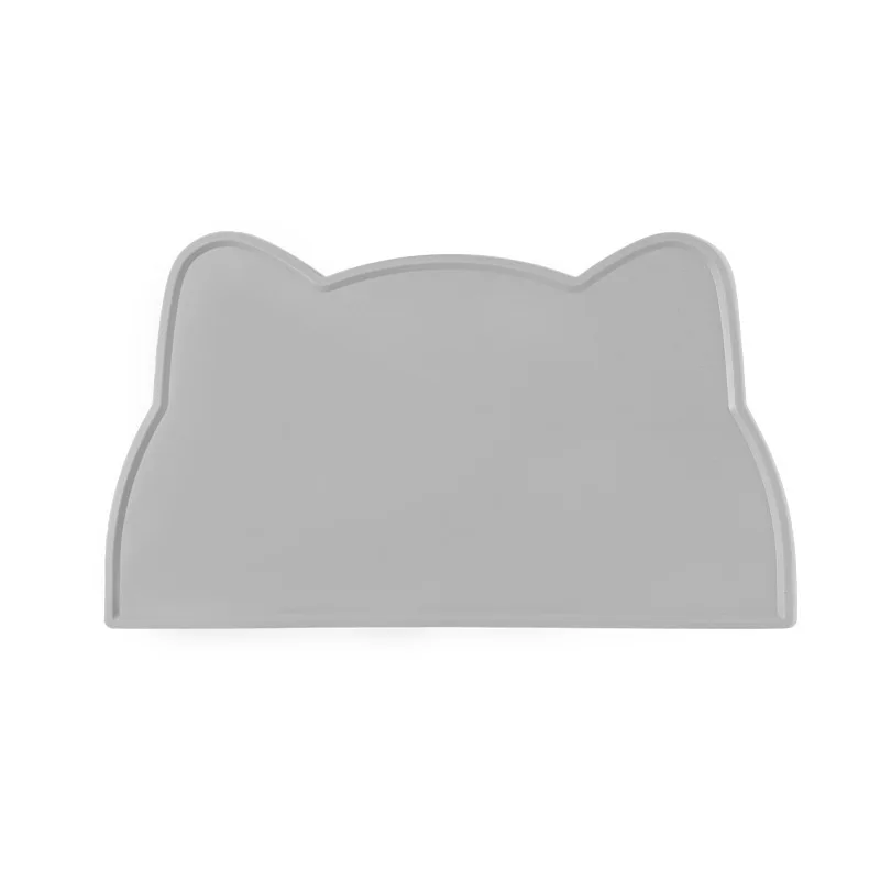 Anti Overflow Anti Slip Durable Silicone Pet Feeding Mats for Cats Dogs Waterproof Easy Clean Food Grade Material Eating Slow