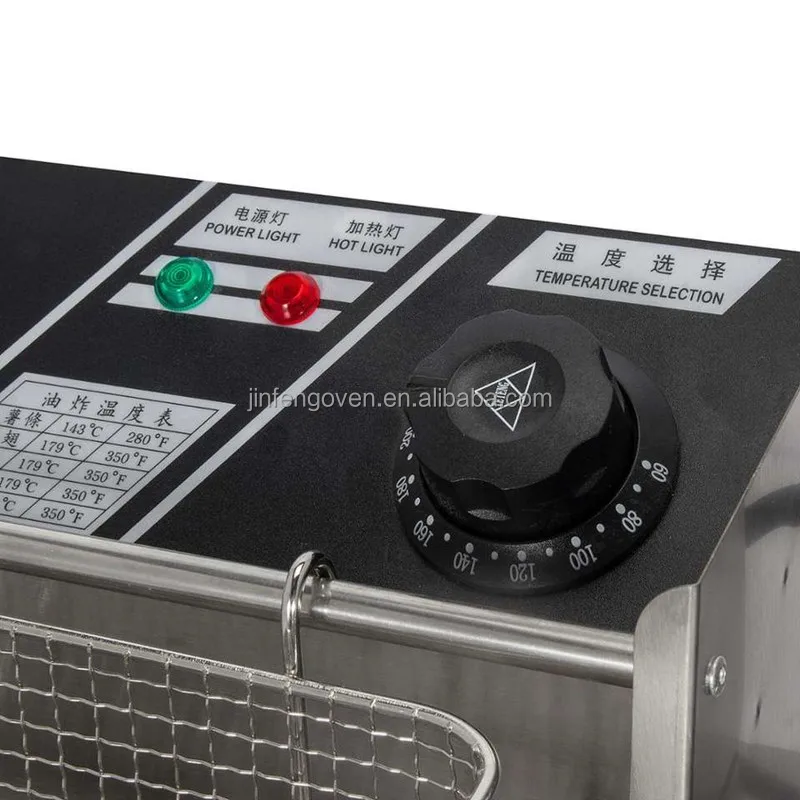Commercial 6L+6L Table Top French Fries Machine 2 Tank 2 Basket Electric Deep Fryer Potato Chip Fryer for Home and Restaurants